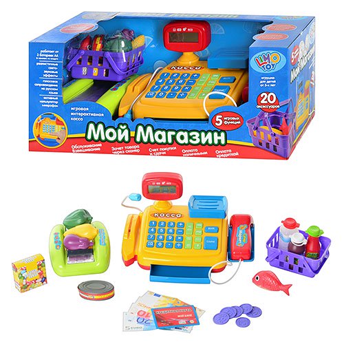 

Интерактивный кассовый аппарат Мой магазин на русском языке Play Smart (7018) (11970)