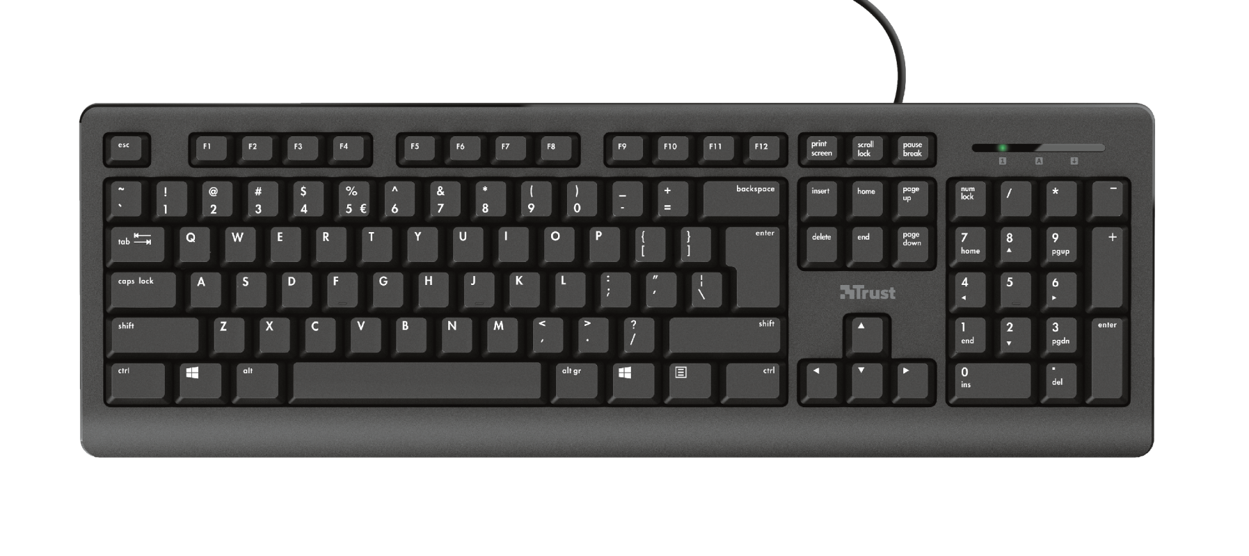 

Клавиатура проводная Trust Primo Keyboard USB (TR24147)