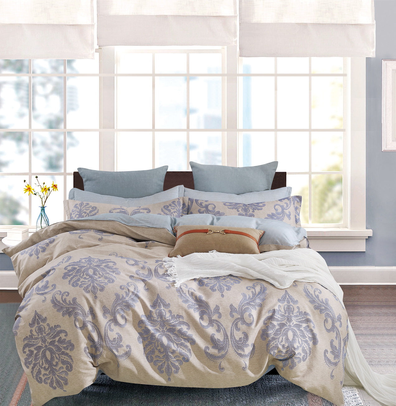 

Комплект постельного белья Bella Villa Сатин 160x220 2 шт (B-0233 Fm)