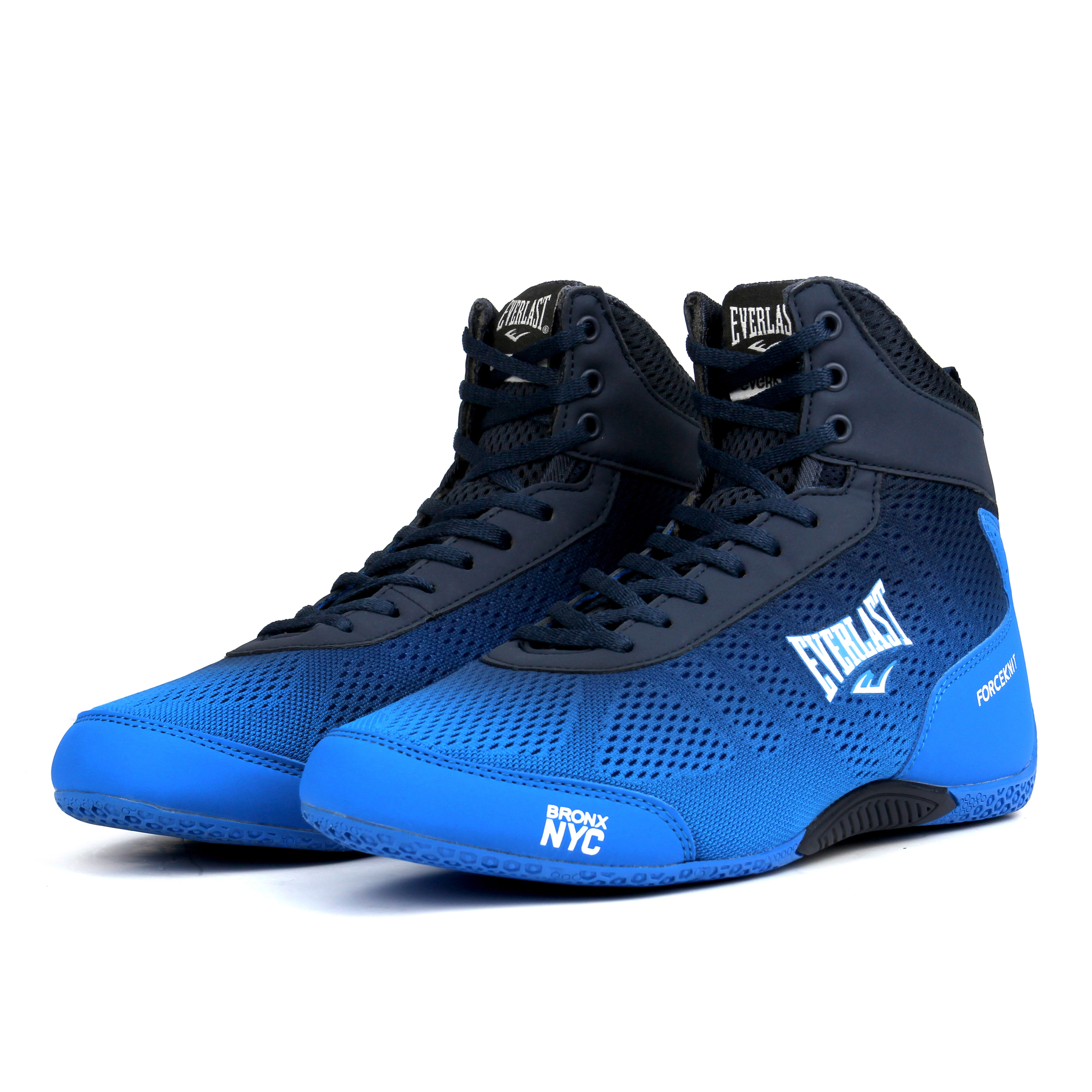 

Боксерки Everlast Forceknit размер 39 (25,5 см) Черно-синие ELM-129E