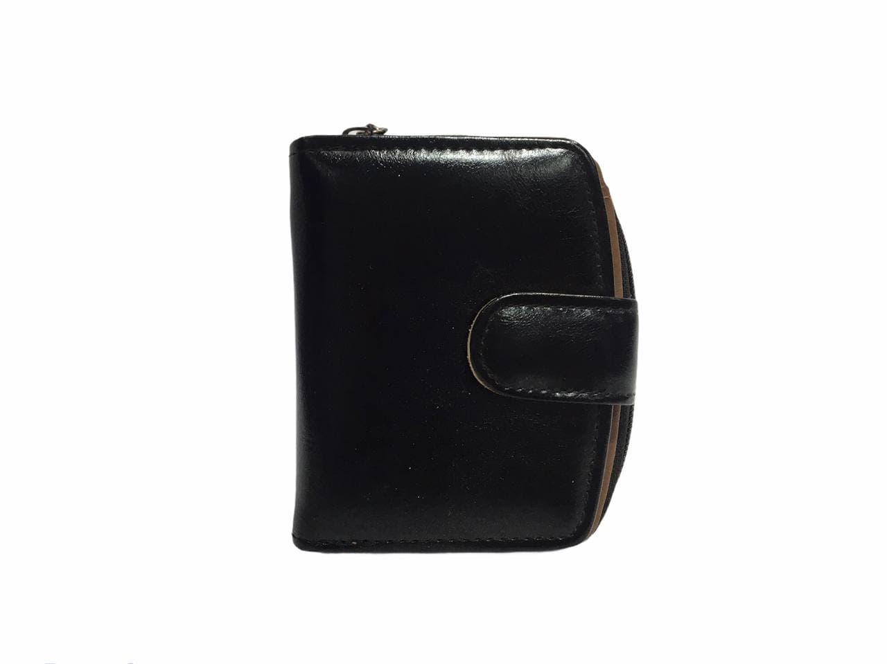 

Кошелек маленький эко-кожа 300-1 8х11х2 черный