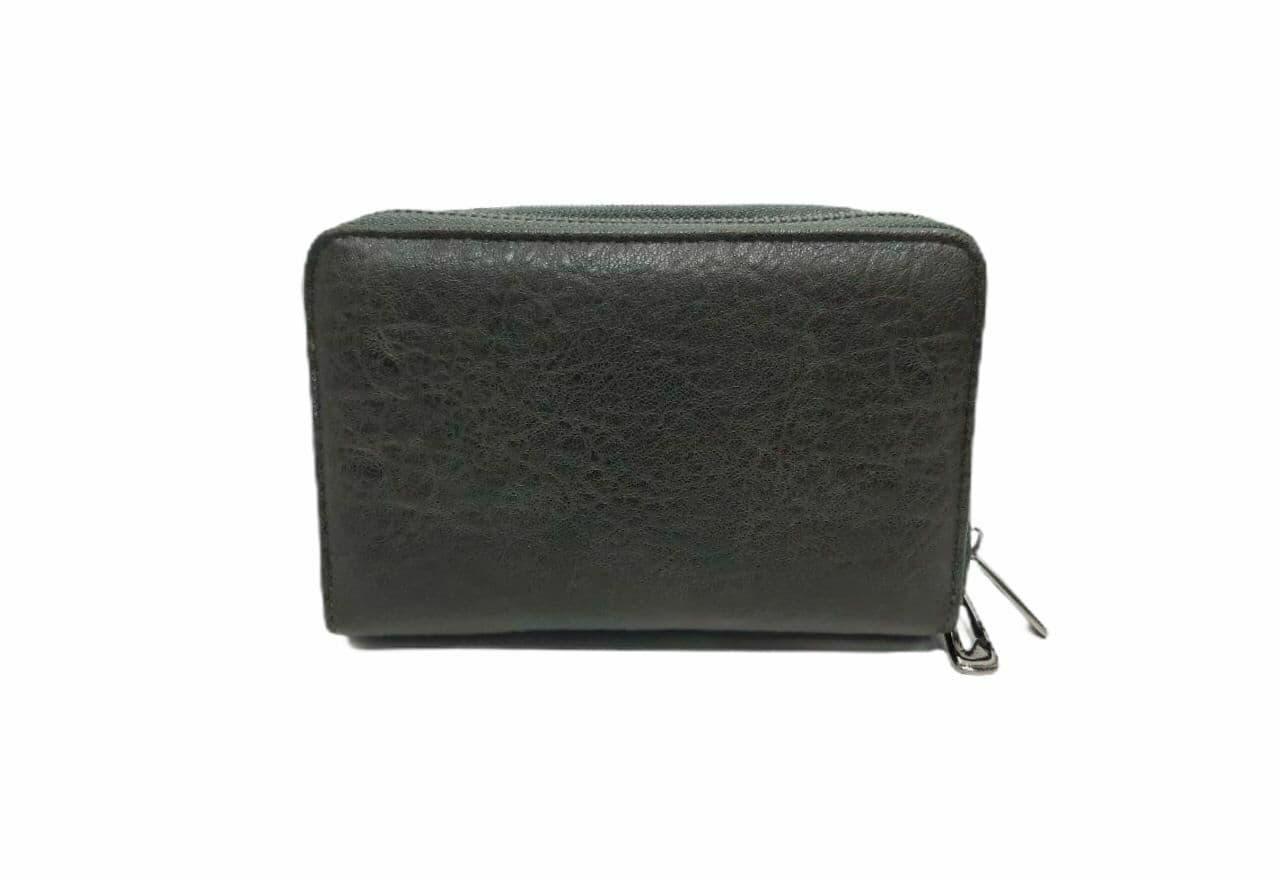 

Кошелек женский эко-кожа Eslee F6526-9 10х15.5х4 темно-серый