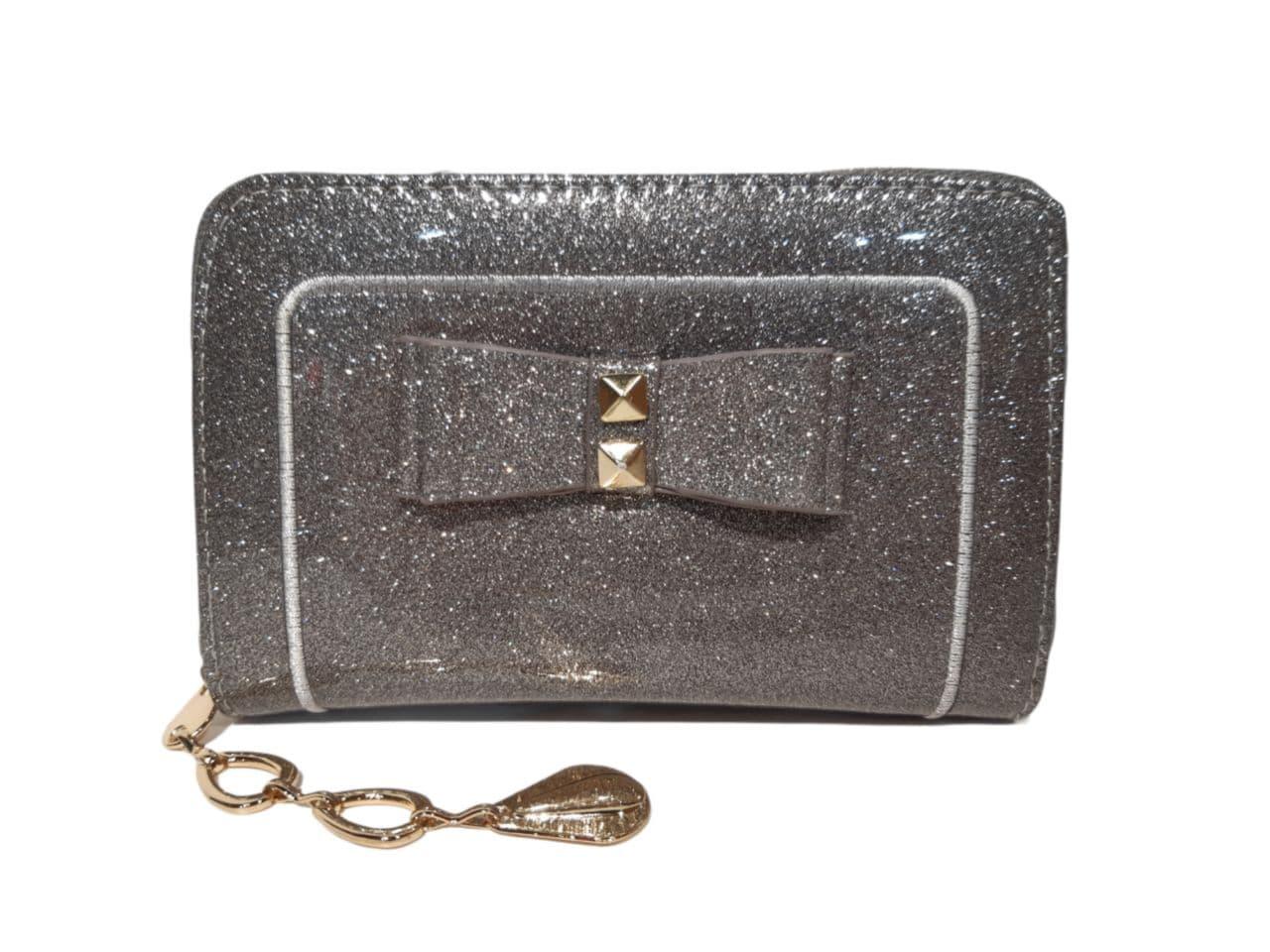 

Кошелек женский эко-кожа ROMINA&CO А361-9 15х10х2.5 серебряный