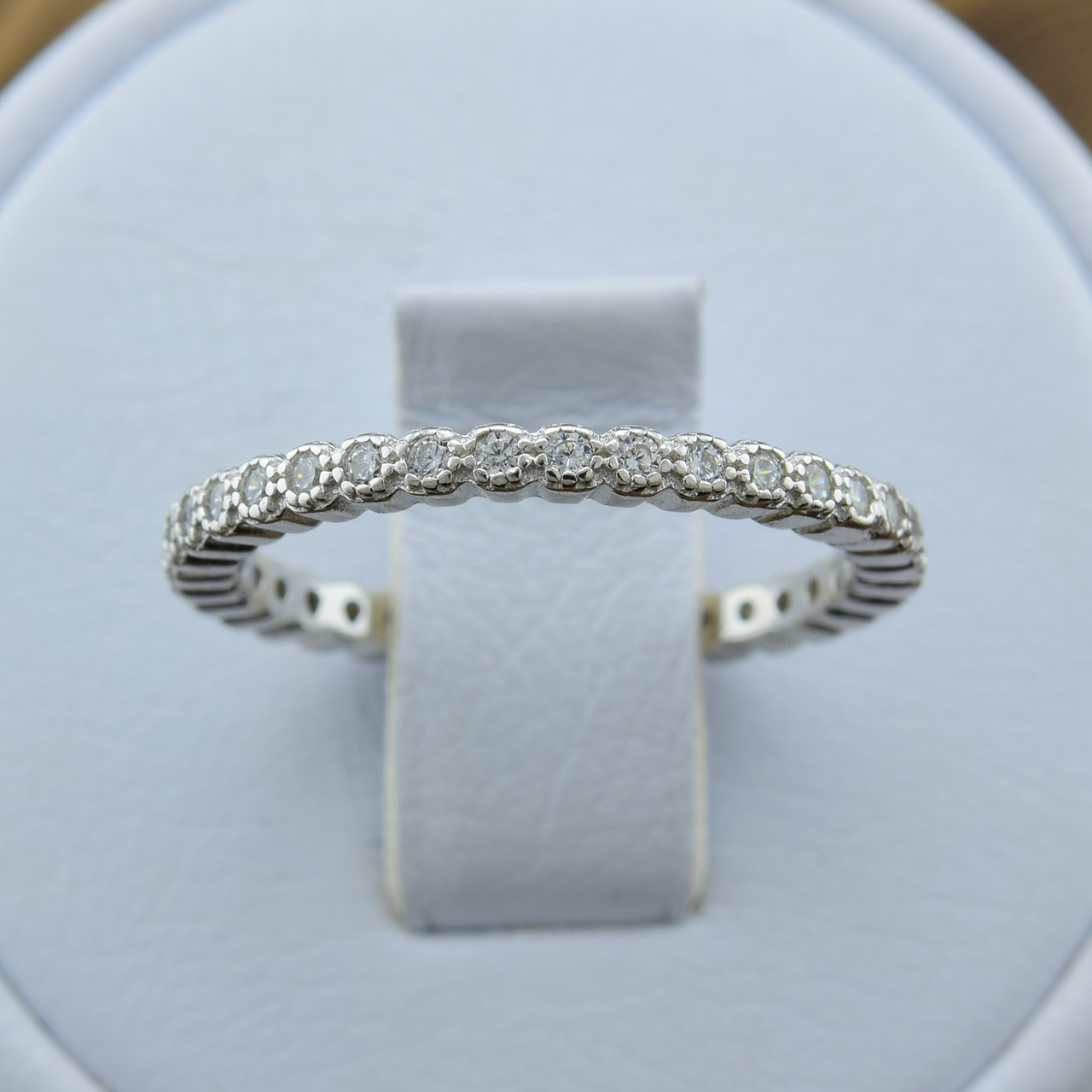 

Серебряное кольцо ТС510202б вставка белые фианиты 15.5
