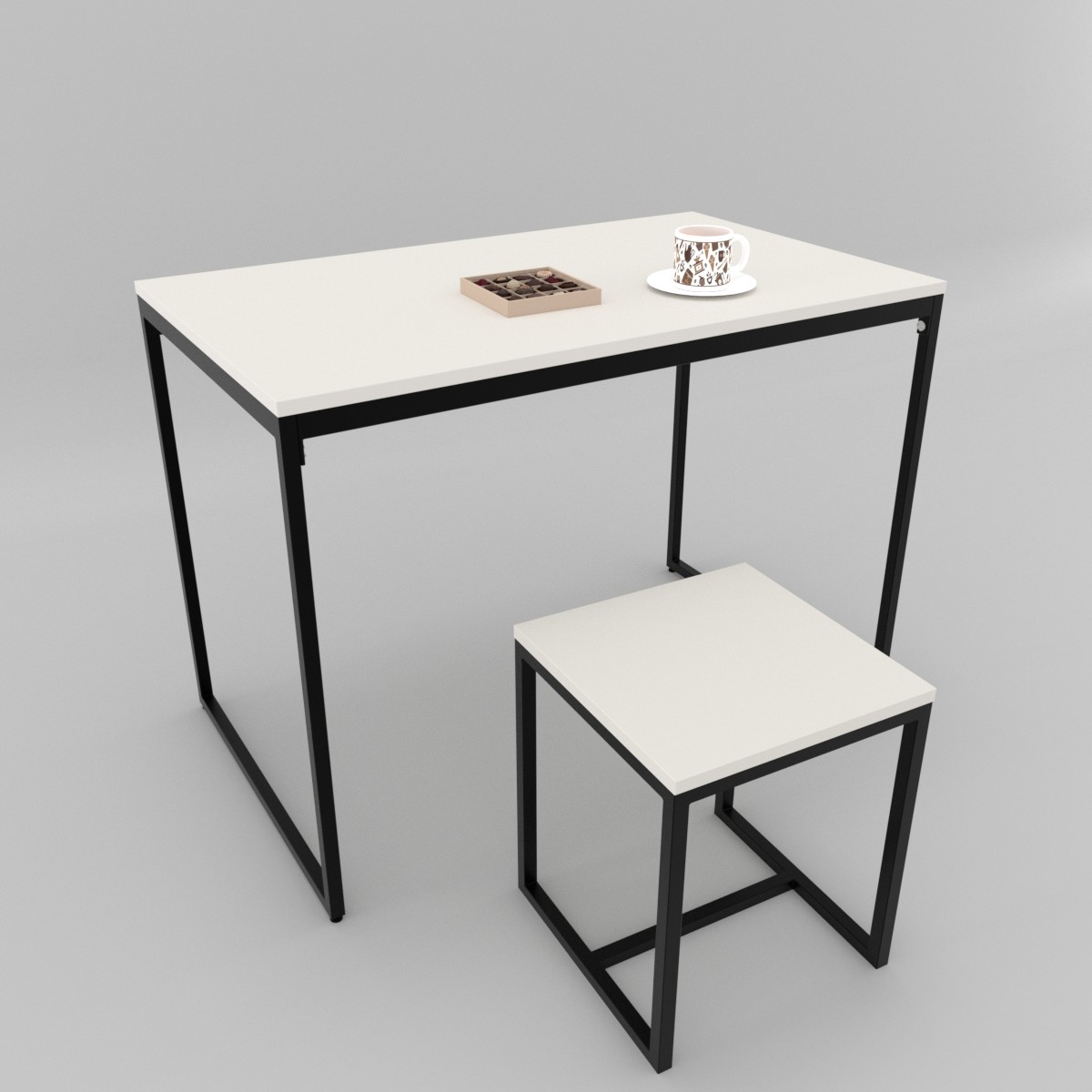 

Письменный стол Timirsun Aura 100x60x74 см Белый