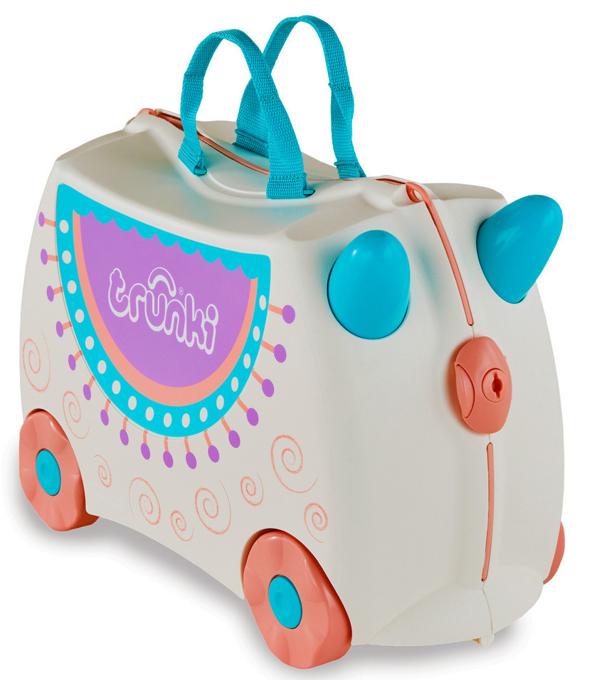 

Чемоданчик детский для вещей на колесиках Trunki Lola Lama Белый