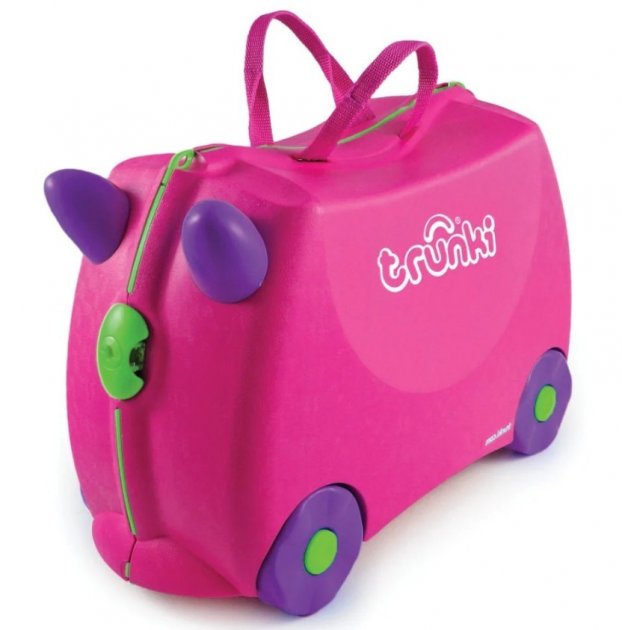 

Чемоданчик детский для вещей на колесиках Trunki Trixie pink