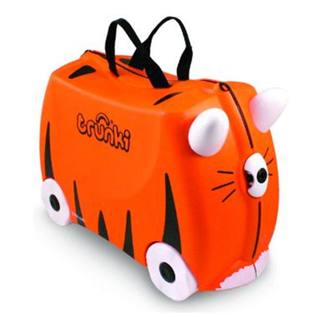 

Чемоданчик детский для вещей на колесиках Trunki Tipu Tiger Оранжевый