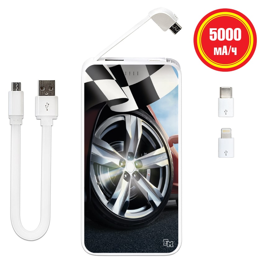 

FM Power Bank с принтом Auto Winner 5000 mAh (E505-03)
