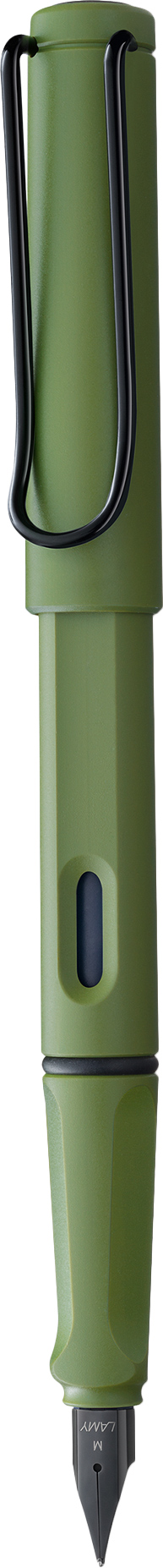 

Перьевая ручка Lamy Safari Origin Зелёная Саванна EF/Чернила T10 Синие (4014519737964)