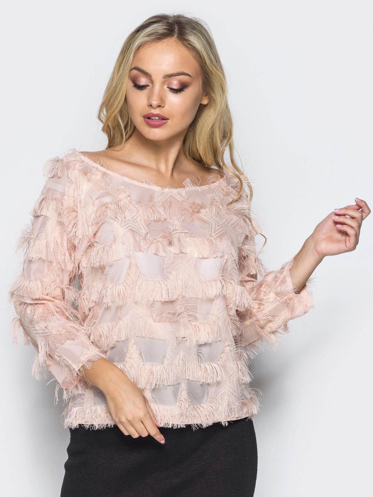 

Свитер REMISE STORE 10134  розовый, Свитер REMISE STORE 10134 L розовый