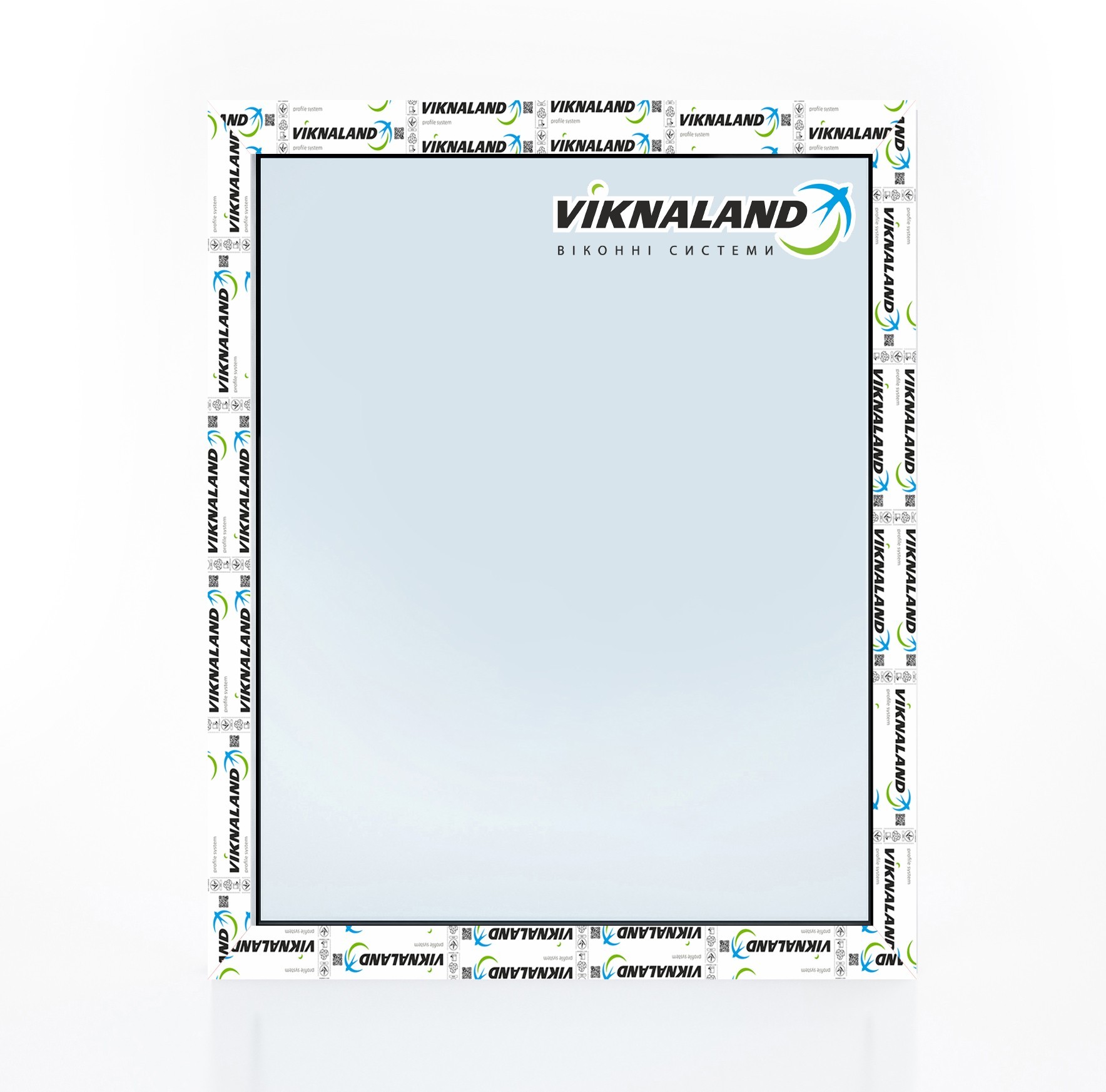 

Окно металлопластиковое Viknaland B70(6k) одностворчатое глухое (800х1000), белое