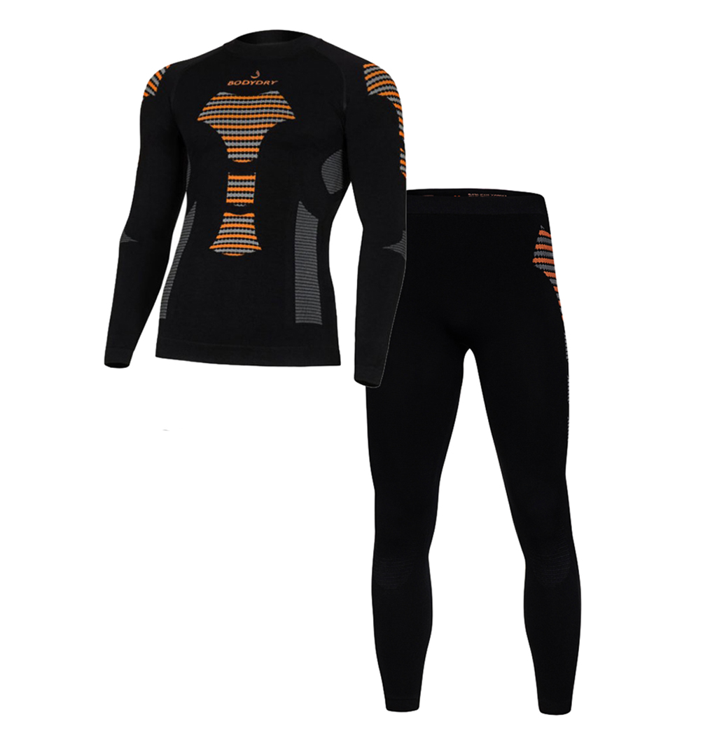 

Термокомплект BODYDRY Bionic мужское термобелье комплект XL/XXL black/orange (BNC103-set-XL/XXL)