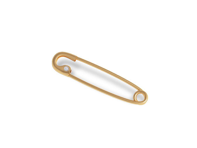 

Булавка Orix gold из белого и красного золота с бриллиантом (318-0004)
