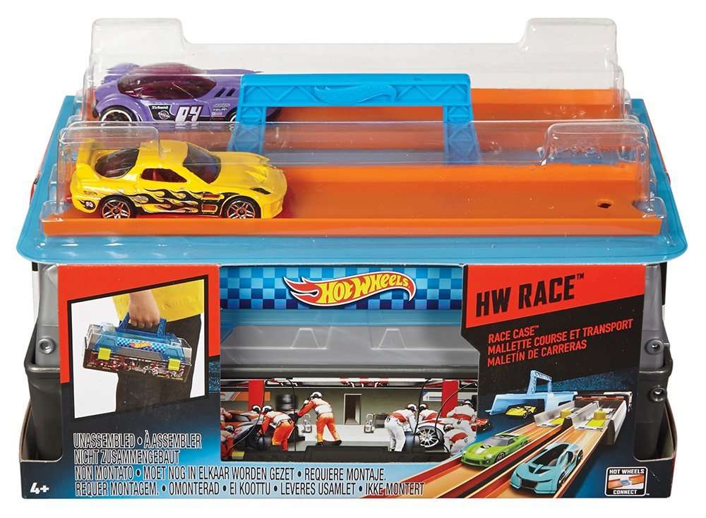 

Портативный трек Гонки Hot Wheels Race Case Track Set