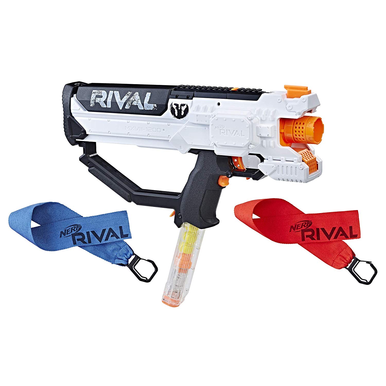 

Бластер Нерф Райвал Фантом Корпс Гера Nerf Rival Hera Mxvii 1200 White Combat Blaster