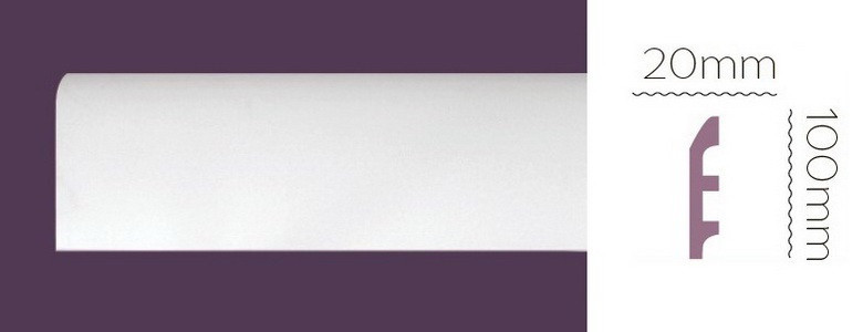 

Плинтус Home Decor 1344 (100x20)мм
