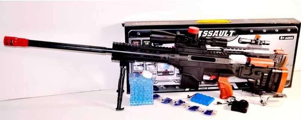 

Автомат Huada Toys AK47-6 c гелевыми пулями аккумулятором и очками (А1393)