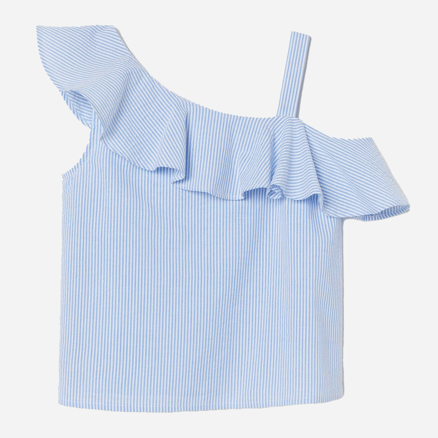 

Блуза H&M 2104-8180121 152 см Бело-голубая полоска (hm01851282191)
