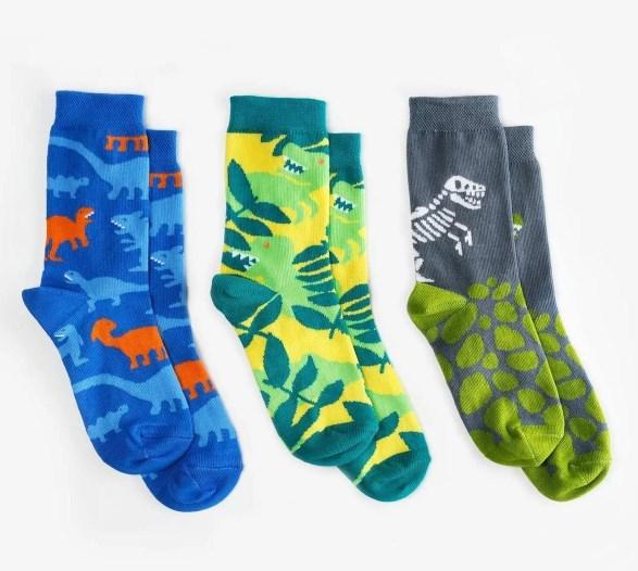 

Носки детские Dodo Socks Dino 2-3 года, набор 3 пары