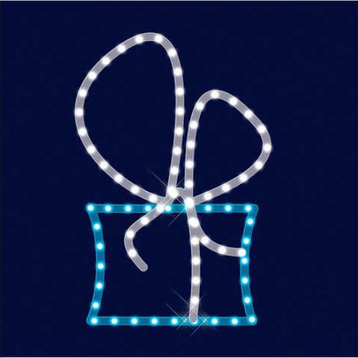 

Мотив светодиодный новогодний "Подарок" Lumiere 0.5м*0.3м