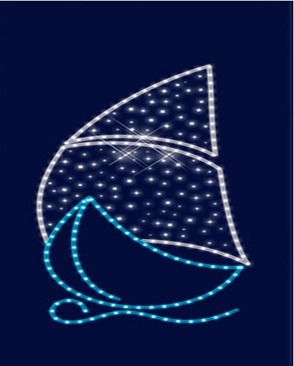

Кронштейн на опору светодиодный "Кораблик" Lumiere 1.1м*0.6м