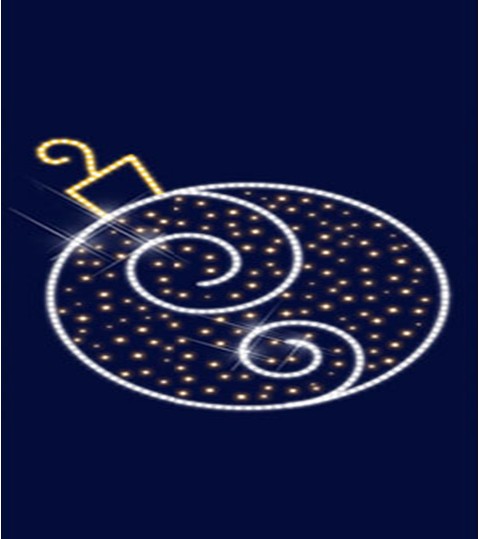 

Кронштейн на опору светодиодный "Шар ёлочный" Lumiere 1.2м*1.05м