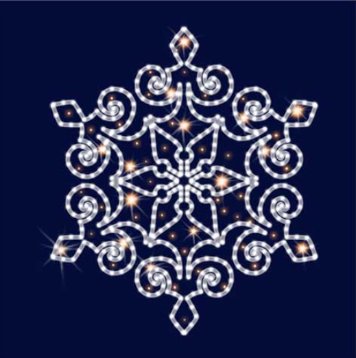 

Снежинка светодиодная SL038 Lumiere 0.96м*1.1м