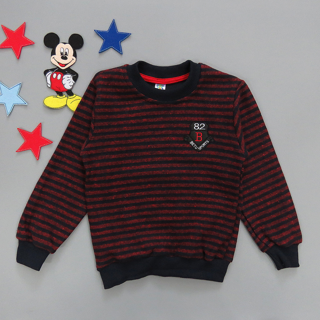 

Свитшот Betu kids для мальчика 98-104 см Бордовый 17632