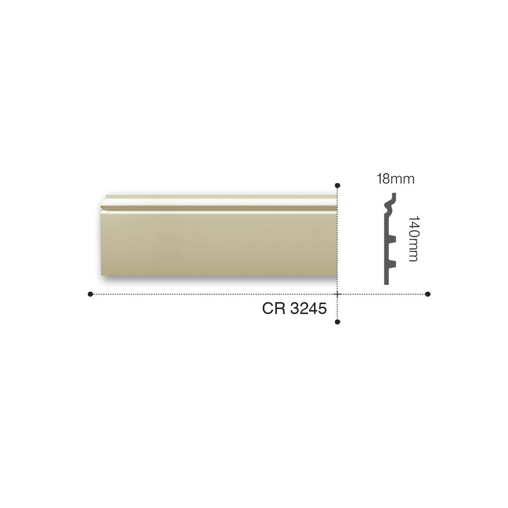 

Плинтус Gaudi CR3245 (140х18)мм