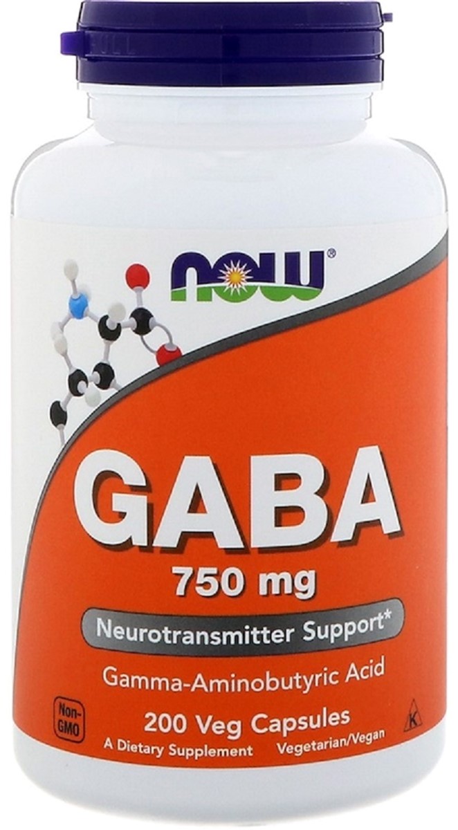 

Аминокислота Now Foods GABA (Гамма-Аминомасляная Кислота) 750 мг 200 капсул (733739001290)