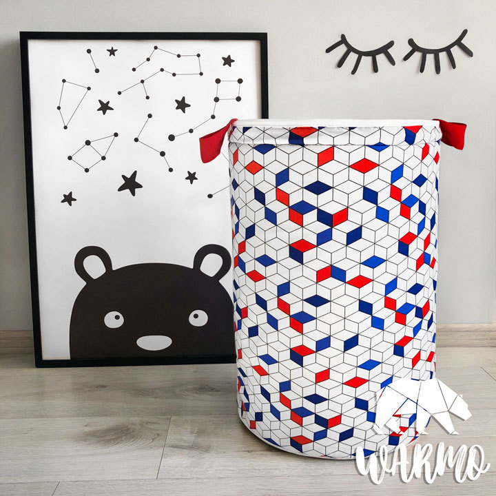 

Корзина для игрушек Warmo Ромбики ()