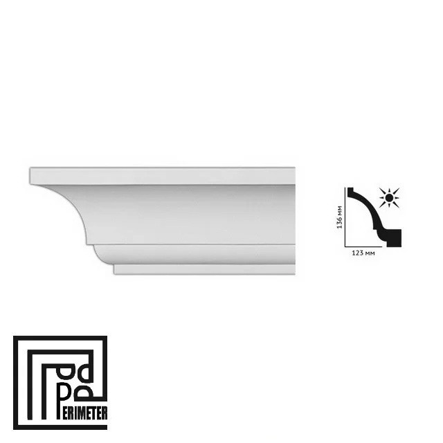 

Карниз Perimeter PCL1824 (136x122)мм