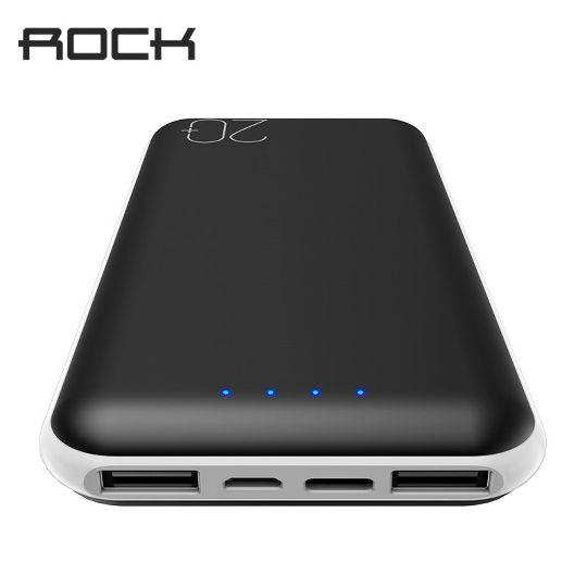 

Power Bank Rock 20000mAh портативное зарядное устройство черный цвет Rock