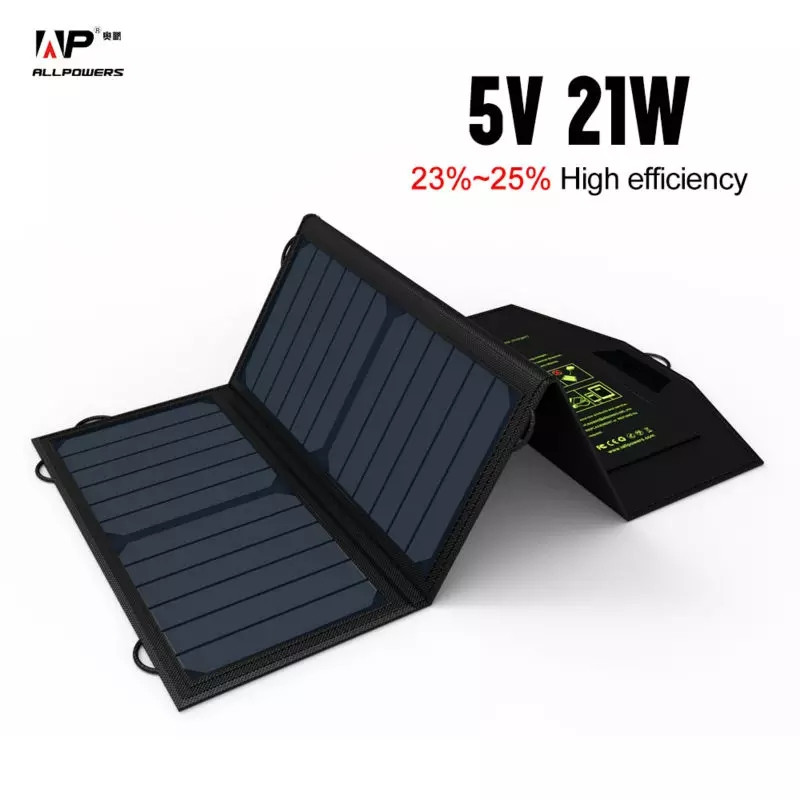 

Зарядное устройство на солнечных панелях Allpowers AP-SP 5V21W для телефона 2 USB порта Allpowers (977371128)