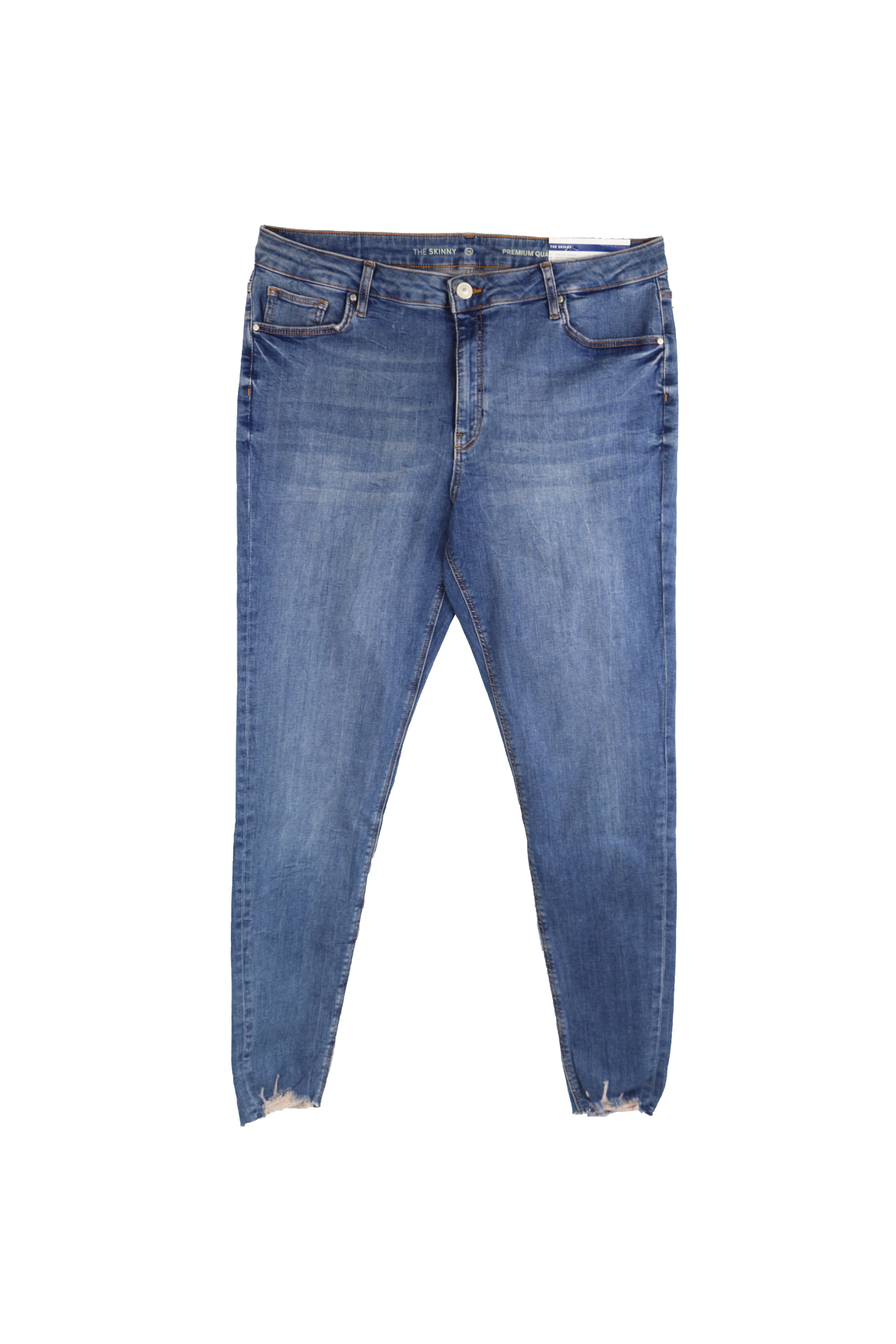 

Кроп джинсы Skinny C&A 46 синий WE-550268
