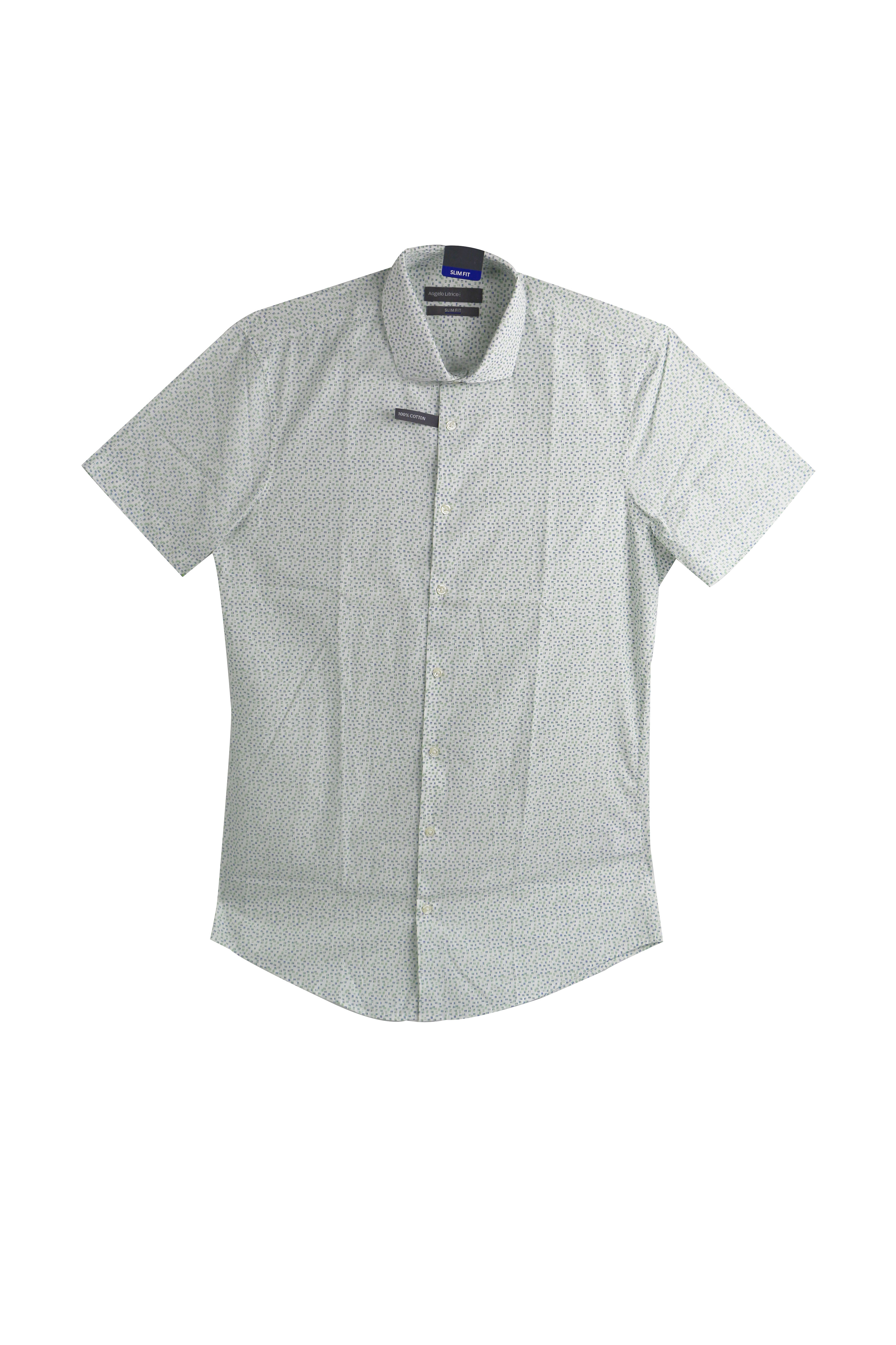 

Мужская рубашка с коротким рукавом SLIM FIT C&A  разноцветный WE-550223, Мужская рубашка с коротким рукавом SLIM FIT C&A S разноцветный WE-550223