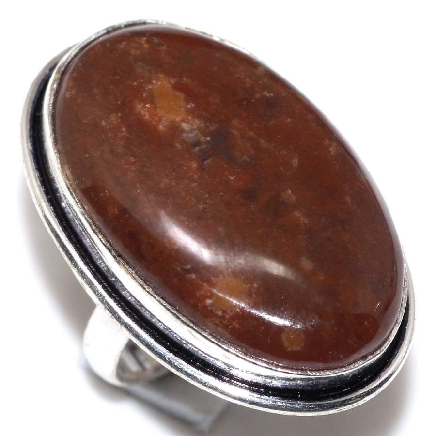 

Кольцо с камнем агат, 16 размер, V-1569