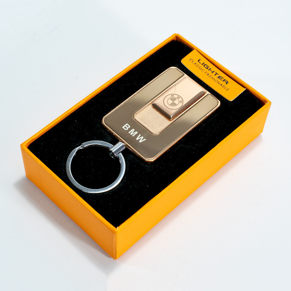 

Аккумуляторная USB зажигалка Саме То BMW Art 811 Золотистая