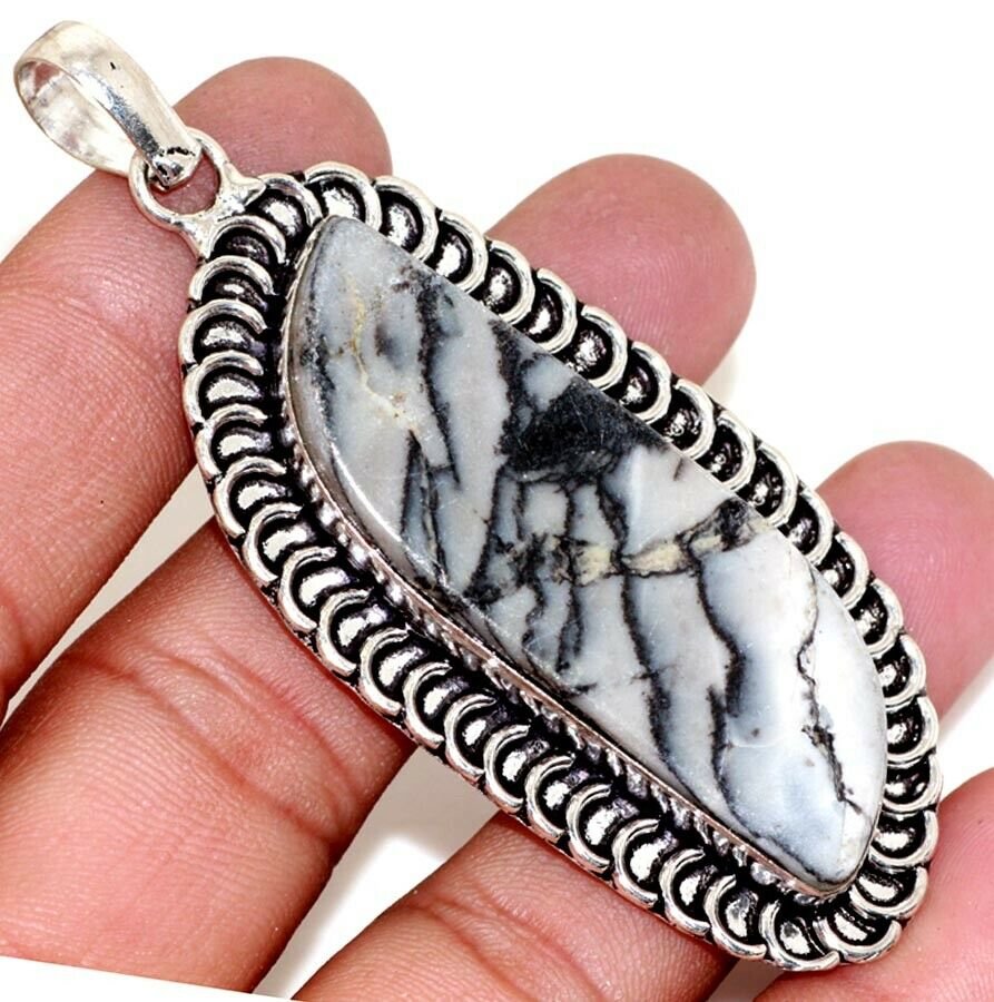 

Подвеска с камнем яшма пикассо А-2374