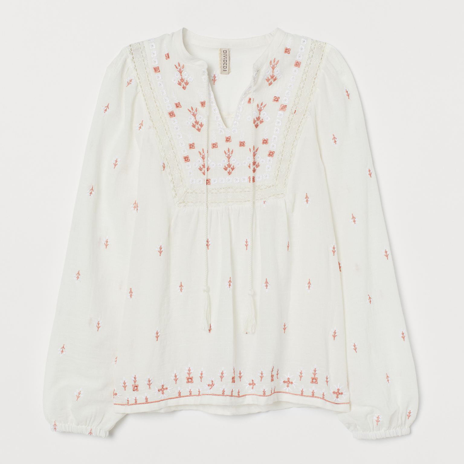 

Блузка H&M 503-8470801  Белая, Блузка H&M 503-8470801 38 Белая