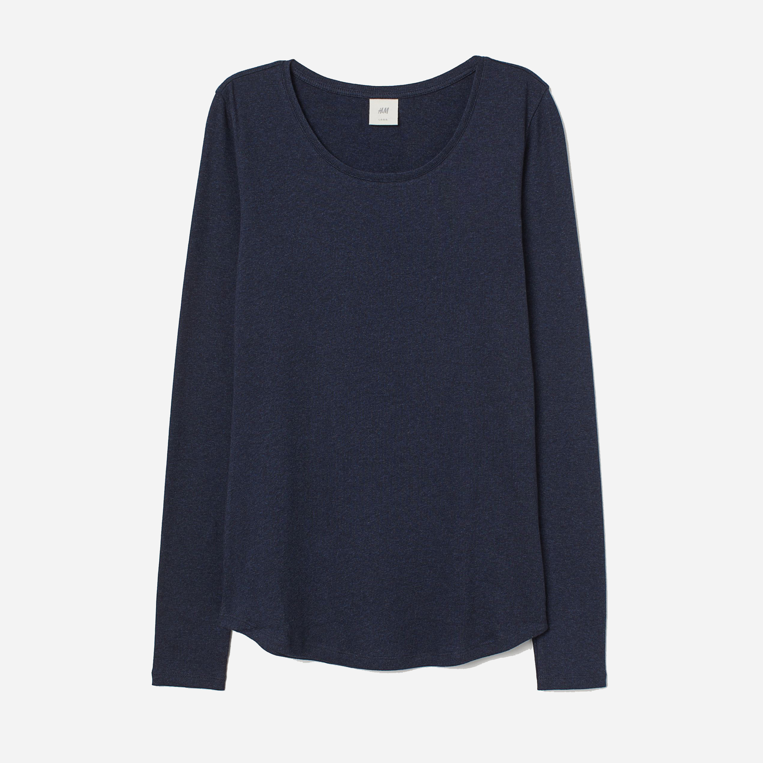 

Лонгслив H&M 5160008 L Темно-синий