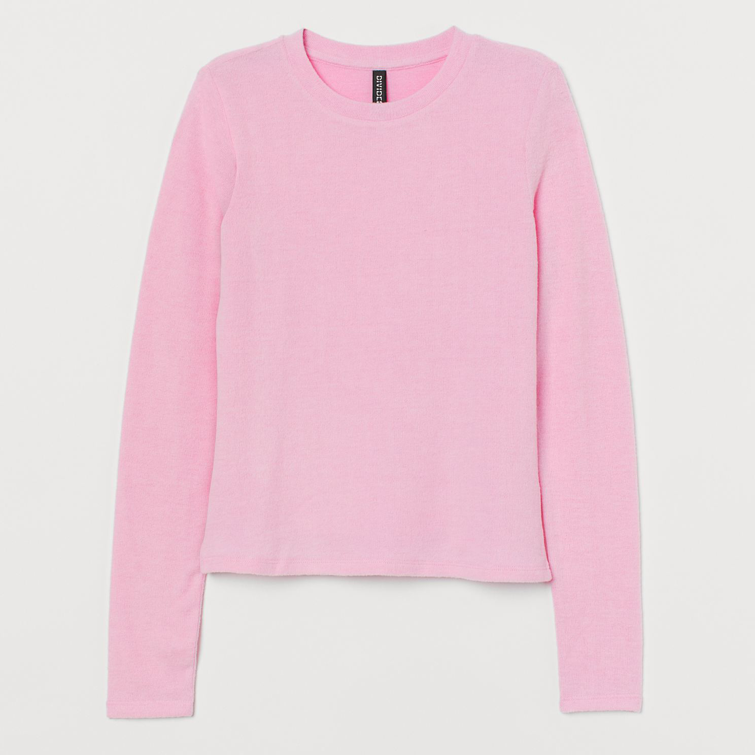 

Лонгслив H&M 607-8062481 S Светло-розовый