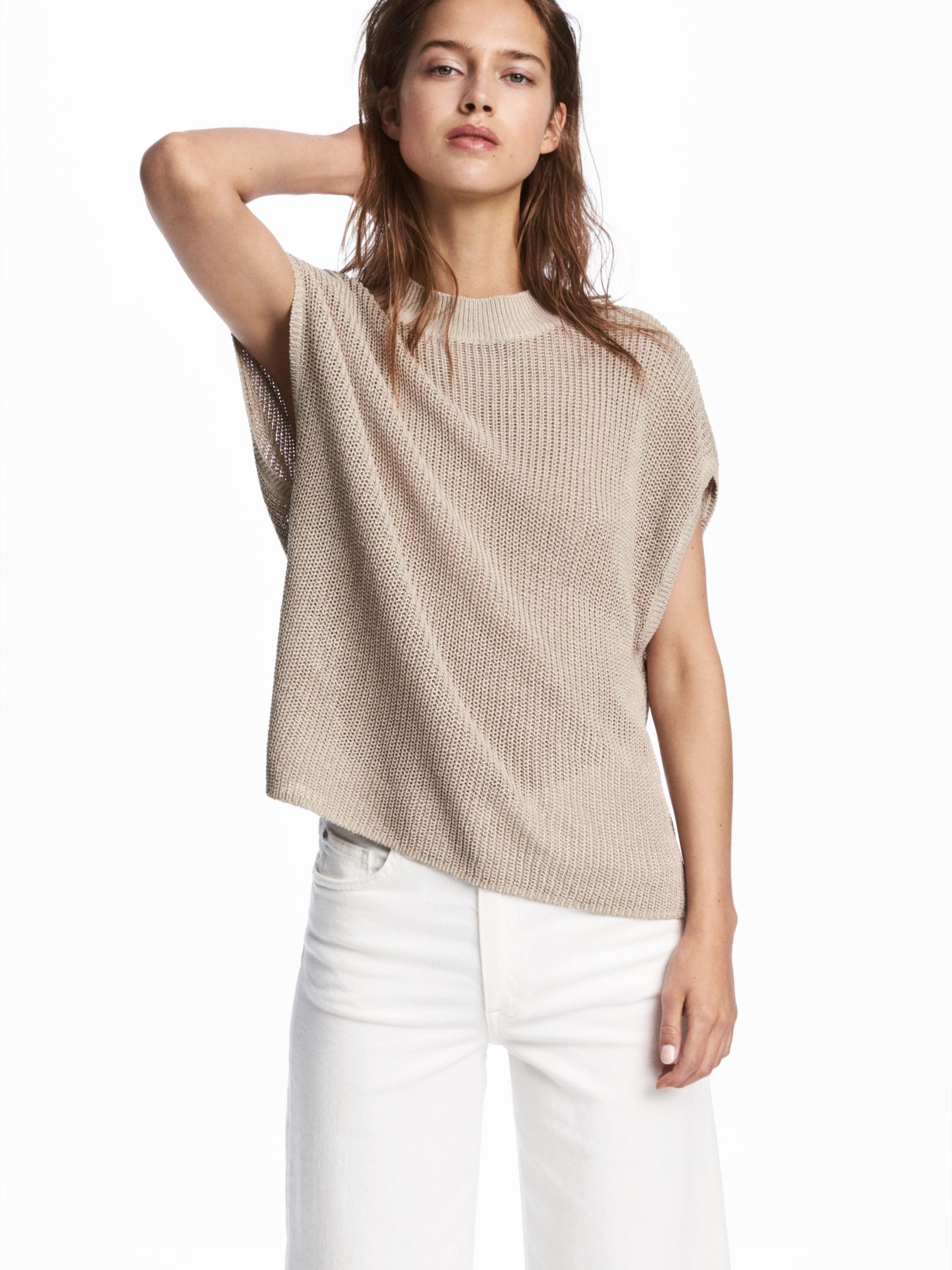 

Джемпер H&M 907-5075366 L Светло-бежевый