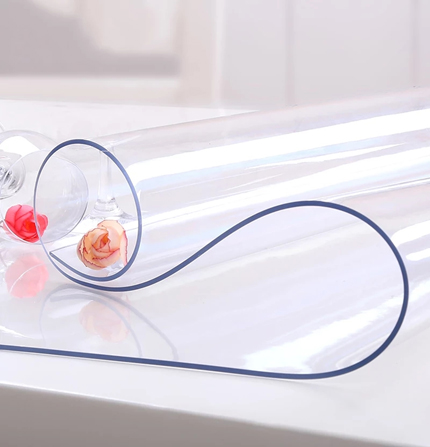 

Скатерть мягкое стекло Dekores на стол защитная глянцевая 800x700x2 мм Прозрачная