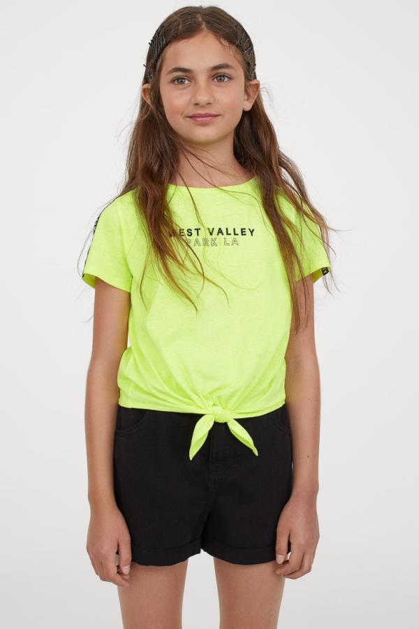 

Футболка H&M пд4923 салатовий 170