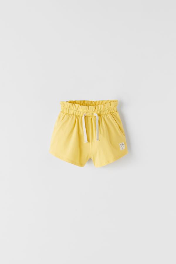 

Шорти ZARA ПД5254 жовтий, трикотаж 140