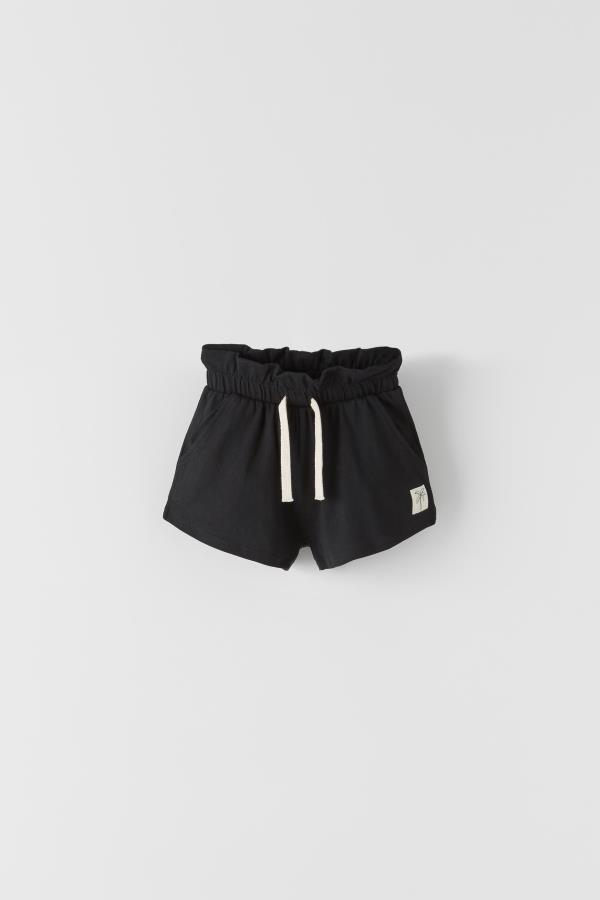 

Шорти ZARA Д5215 чорний, трикотаж 134