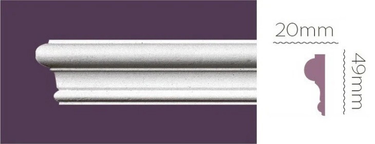 

Молдинг Home Decor 1320 (49x20)мм