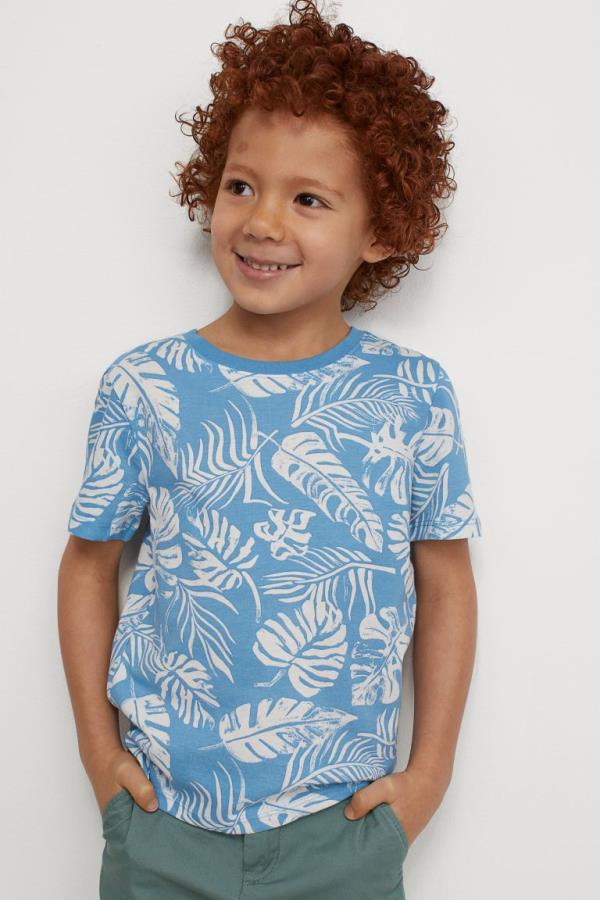 

Футболка H&M ПХ12-5303 блакитний 122-128